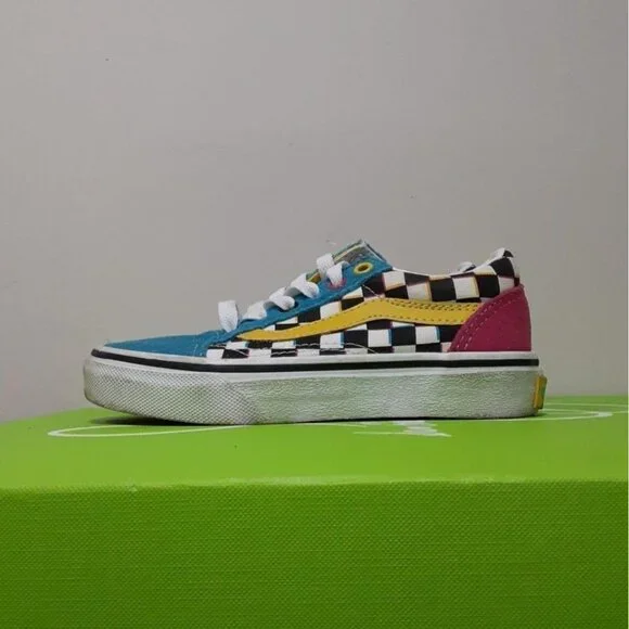 Vans Old Skool Crazy Check Rare Journeys Exclusive Kids 6.5 - Picture 2 of 7